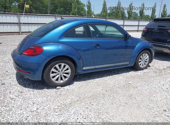 3VWF17AT7HM628054 2017 VOLKSWAGEN BEETLE Blue Rear right