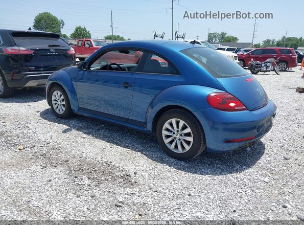 3VWF17AT7HM628054 2017 VOLKSWAGEN BEETLE Blue Rear left