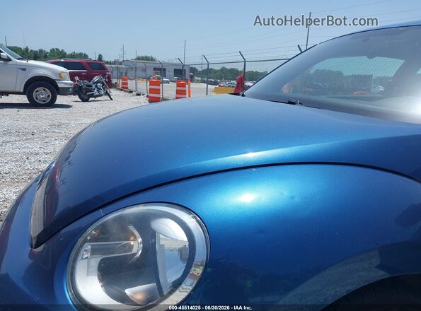 3VWF17AT7HM628054 2017 VOLKSWAGEN BEETLE Blue Front view