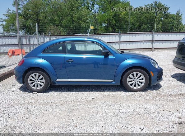 3VWF17AT7HM628054 2017 VOLKSWAGEN BEETLE Blue Rear interior view