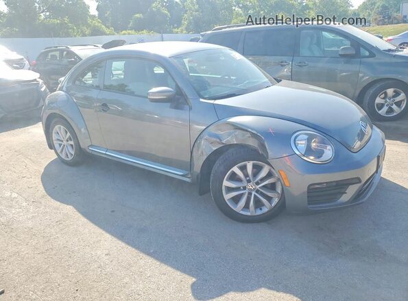 3VWF17AT9HM627262 2017 VOLKSWAGEN BEETLE Синий Передняя правая четверть