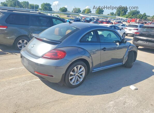 3VWF17AT9HM627262 2017 VOLKSWAGEN BEETLE Синий Задняя правая четверть