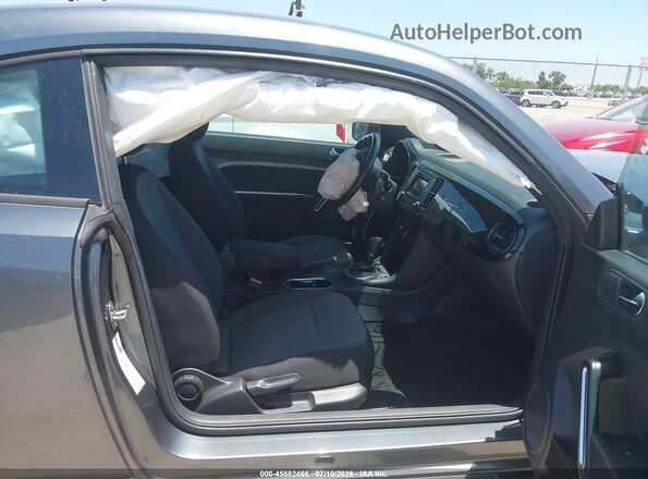 3VWFD7AT2JM714577 2018 VOLKSWAGEN BEETLE Серый Вид салона спереди