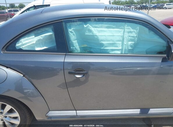 3VWFD7AT2JM714577 2018 VOLKSWAGEN BEETLE Серый Вид задней части салона