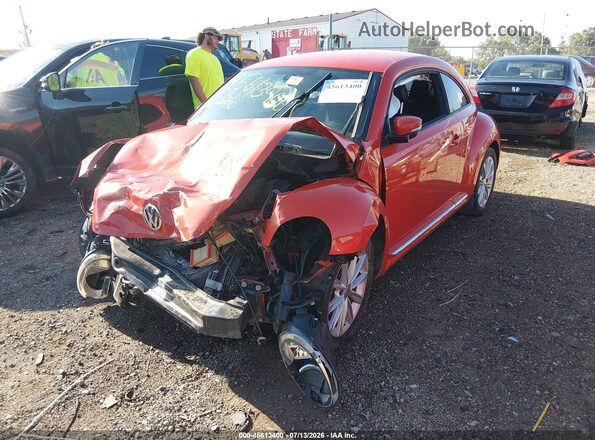 3VWFD7AT3JM706410 2018 VOLKSWAGEN BEETLE Orange Przód lewy