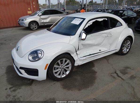 3VWFD7AT6JM710127 2018 VOLKSWAGEN BEETLE White Vista tres cuartos delantera izquierda