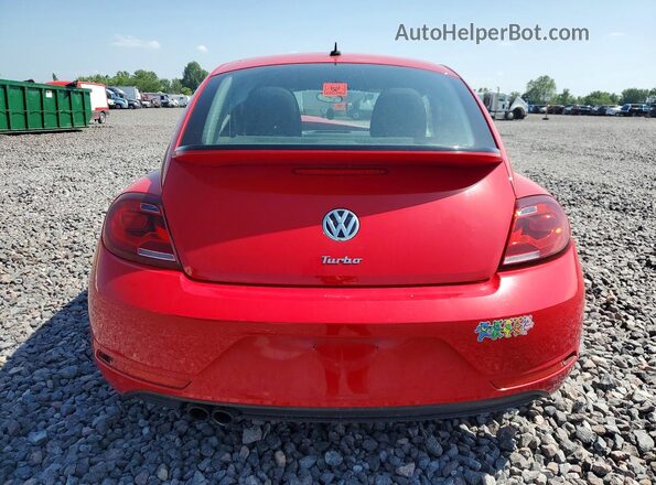 3VWFD7AT6JM712329 2018 VOLKSWAGEN BEETLE Red Հետևի տեսք