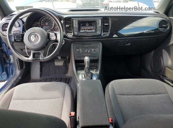 3VWFD7AT6JM714355 2018 VOLKSWAGEN BEETLE Blue წინა პანელის ხედი