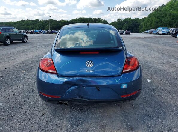 3VWFD7AT6JM714355 2018 VOLKSWAGEN BEETLE Blue უკანა ხედი