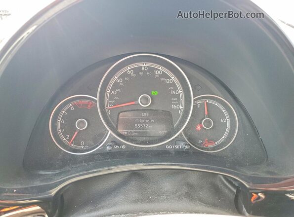 3VWFD7AT6JM714355 2018 VOLKSWAGEN BEETLE Blue ხელსაწყოთა პანელის ხედი