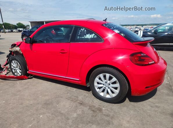 3VWFD7AT6KM712199 2019 VOLKSWAGEN BEETLE Red Tył lewy