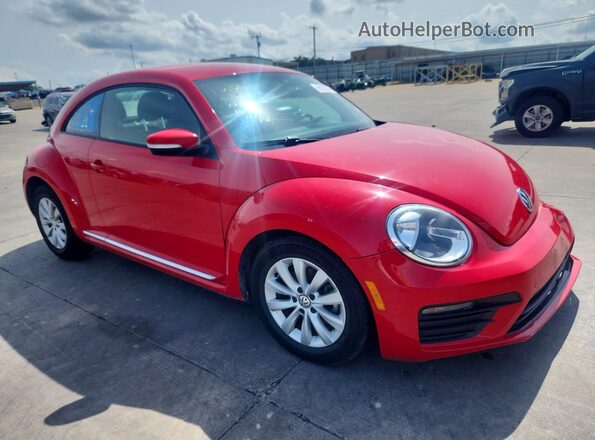 3VWFD7AT6KM712199 2019 VOLKSWAGEN BEETLE Red Przód prawy