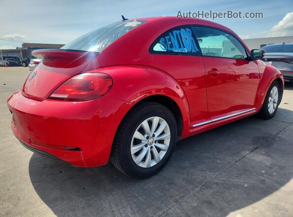 3VWFD7AT6KM712199 2019 VOLKSWAGEN BEETLE Red Tył prawy