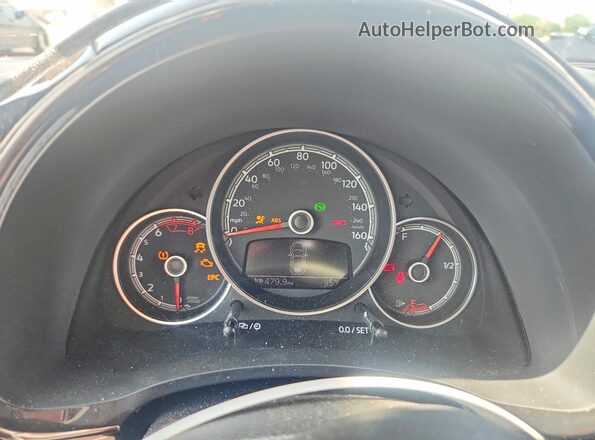 3VWFD7AT6KM712199 2019 VOLKSWAGEN BEETLE Red Widok zestawu wskaźników
