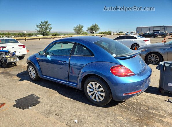 3VWFD7AT7KM712602 2019 VOLKSWAGEN BEETLE Синий Задняя левая четверть