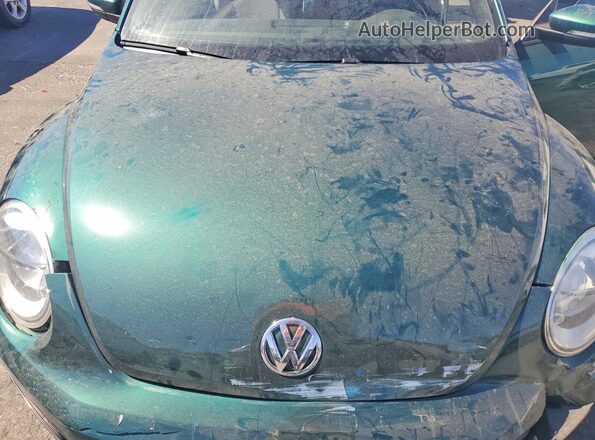 3VWFD7ATXJM714746 2018 VOLKSWAGEN BEETLE Green Սալոնի հետևի տեսք