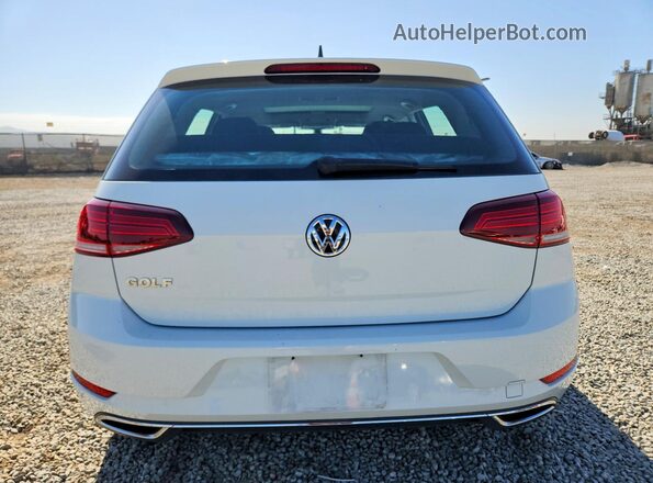 3VWG57AU6MM005018 2021 VOLKSWAGEN GOLF White უკანა ხედი
