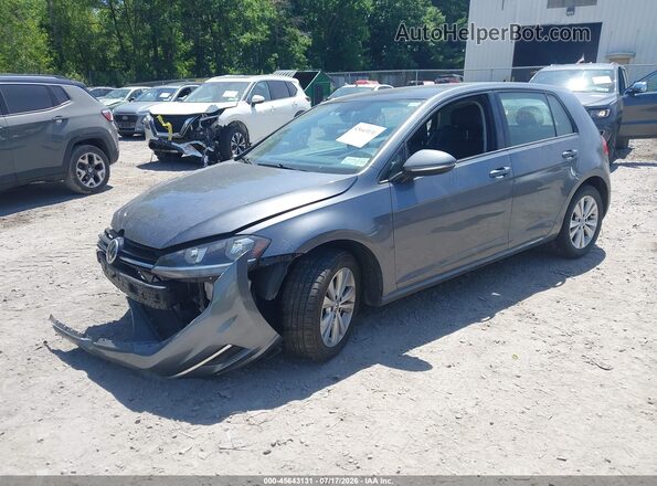 3VWG57AU6MM013295 2021 VOLKSWAGEN GOLF Серый Передняя левая четверть