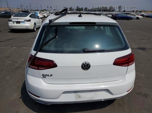 3VWG57AU9KM033652 2019 VOLKSWAGEN GOLF White Widok z tyłu