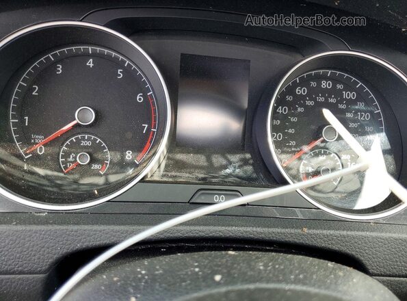 3VWG57AU9KM033652 2019 VOLKSWAGEN GOLF White Widok zestawu wskaźników