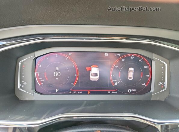 3VWG57BU2KM064319 2019 VOLKSWAGEN JETTA Charcoal Widok zestawu wskaźników