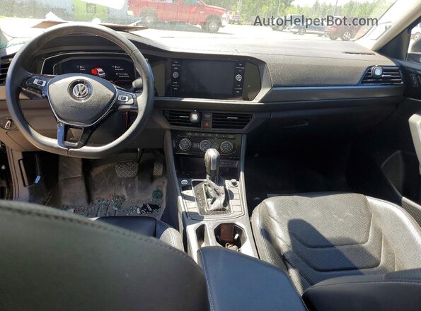 3VWG57BU6MM076282 2021 VOLKSWAGEN JETTA Black წინა პანელის ხედი