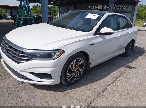 3VWG57BU8MM025107 2021 VOLKSWAGEN JETTA White წინა მარცხენა ხედი სამი მეოთხედიდან