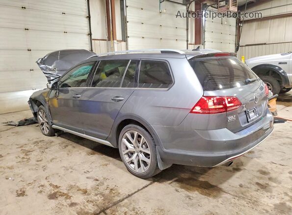 3VWH17AU0HM509327 2017 VOLKSWAGEN GOLF Gray Rear left