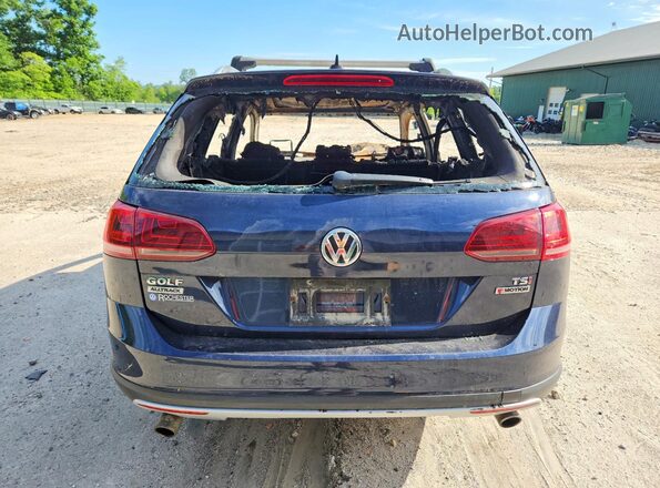 3VWH17AU0HM534101 2017 VOLKSWAGEN GOLF Blue Vista trasera