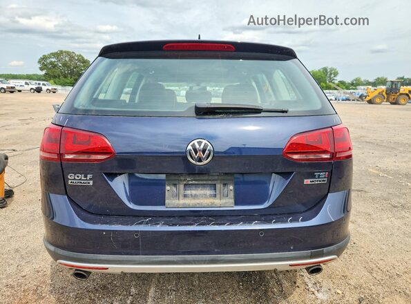 3VWH17AU1HM538786 2017 VOLKSWAGEN GOLF Blue Rear view