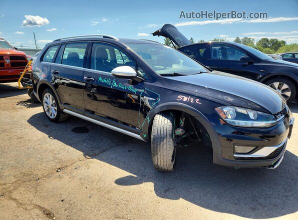 3VWH17AU2KM506422 2019 VOLKSWAGEN GOLF Black Delantero derecho