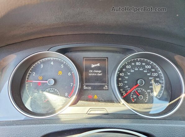 3VWH17AU2KM506422 2019 VOLKSWAGEN GOLF Black Vista del cuadro de instrumentos