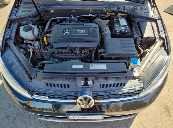 3VWH17AU2KM506422 2019 VOLKSWAGEN GOLF Black Vista interior trasera