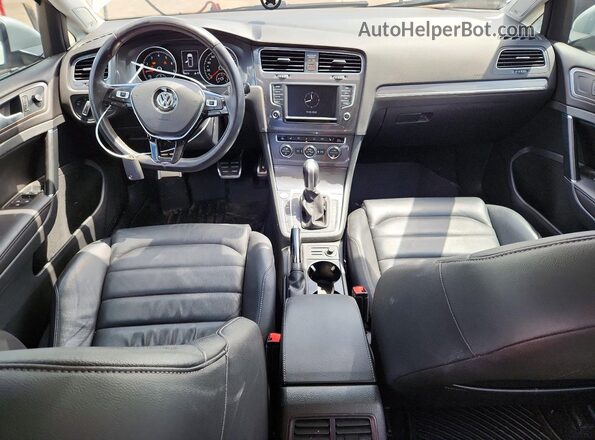 3VWH17AU5HM521313 2017 VOLKSWAGEN GOLF White წინა პანელის ხედი