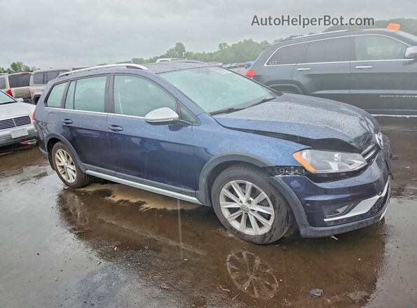 3VWH17AU6HM541246 2017 VOLKSWAGEN GOLF Blue Front right