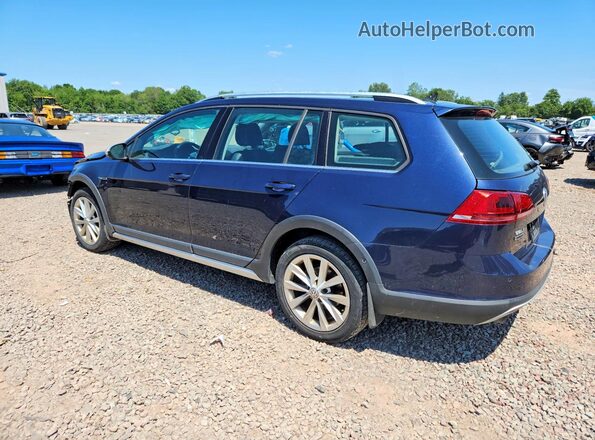 3VWH17AU8HM539806 2017 VOLKSWAGEN GOLF Blue Задня ліва чверть