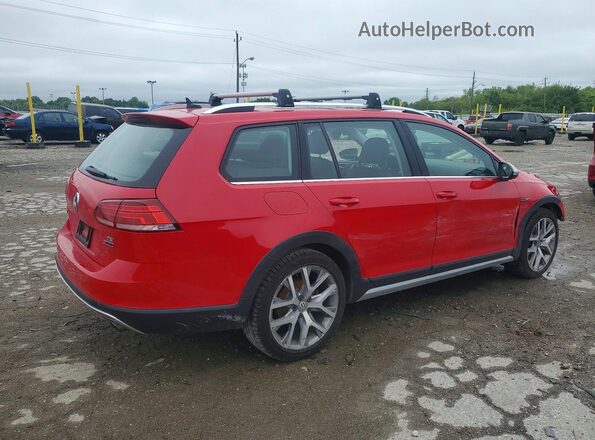 3VWH17AUXJM754528 2018 VOLKSWAGEN GOLF Red Rear right