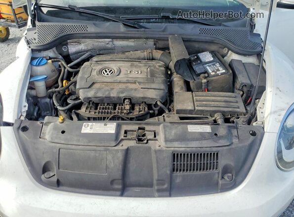 3VWJ17AT8HM606865 2017 VOLKSWAGEN BEETLE White უკანა სალონის ხედი