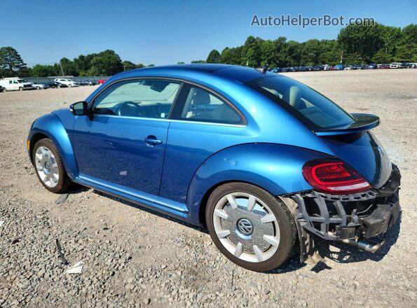 3VWJD7AT2KM717653 2019 VOLKSWAGEN BEETLE Blue Rear left