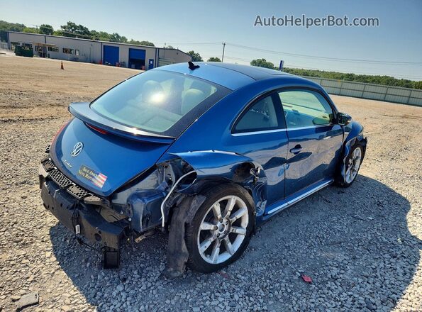 3VWJD7AT2KM717653 2019 VOLKSWAGEN BEETLE Blue Rear right