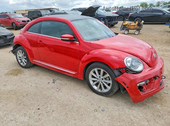 3VWJD7AT2KM719368 2019 VOLKSWAGEN BEETLE Red Передня права чверть