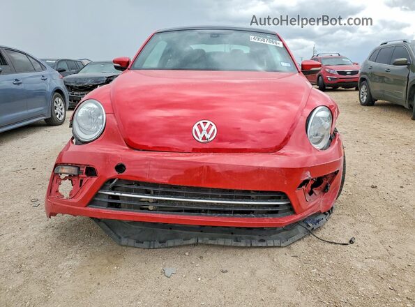 3VWJD7AT2KM719368 2019 VOLKSWAGEN BEETLE Red Вид спереду