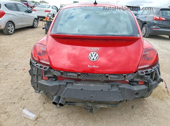 3VWJD7AT2KM719368 2019 VOLKSWAGEN BEETLE Red Вид ззаду