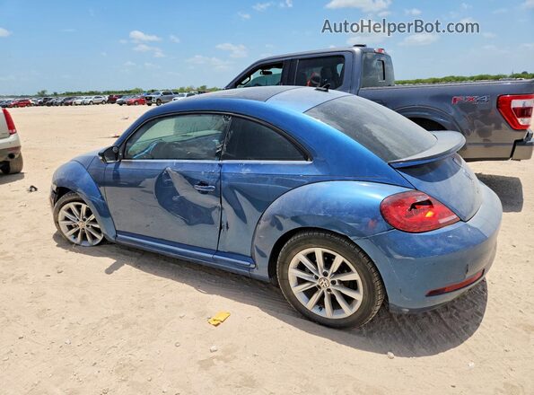 3VWJD7AT7KM713601 2019 VOLKSWAGEN BEETLE Blue Trasero izquierdo