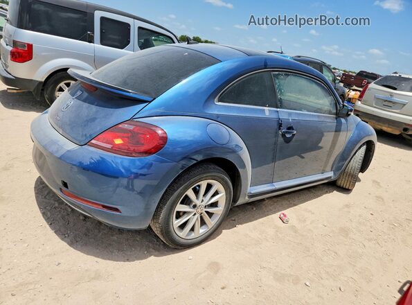 3VWJD7AT7KM713601 2019 VOLKSWAGEN BEETLE Blue Trasero derecho