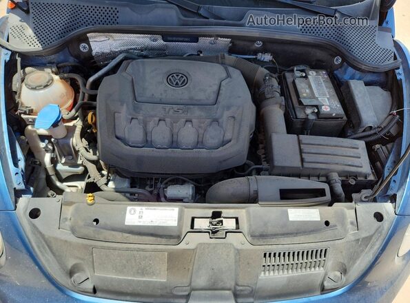 3VWJD7AT7KM713601 2019 VOLKSWAGEN BEETLE Blue Vista interior trasera