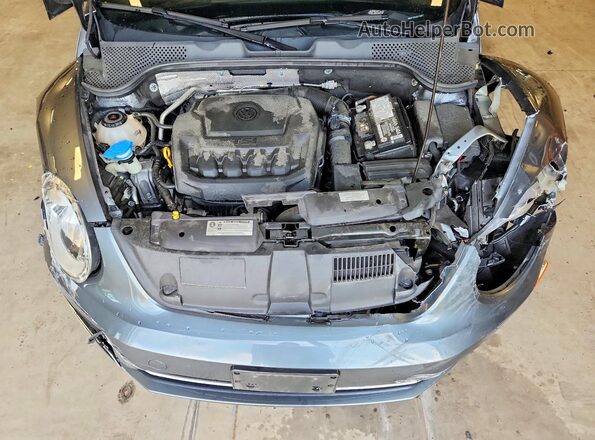 3VWJD7AT8JM712892 2018 VOLKSWAGEN BEETLE Серый Вид задней части салона