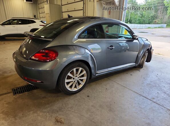 3VWJD7AT8JM712892 2018 VOLKSWAGEN BEETLE Серый Задняя правая четверть