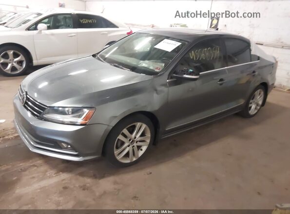 3VWL17AJ5HM367184 2017 VOLKSWAGEN JETTA Gray Передня ліва чверть