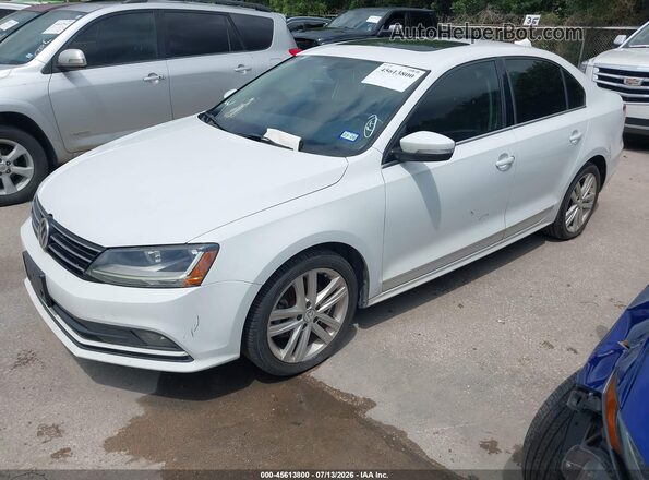 3VWL17AJ5HM410258 2017 VOLKSWAGEN JETTA Белый Передняя левая четверть